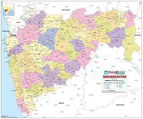 Political Map Of Maharashtra