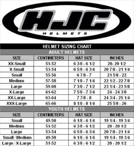 This hjc helmet size chart will help you determine what size hjc helmet will suit you best. HJC RPHA-70 GADIVO MC-10SF - Moto Helmets