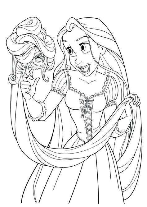 Rapunzel coloring pages are a good way for kids to develop their habit of coloring and painting, introduce them new colors, improve the creativity and motor skills. Rapunzel Coloring Pages Pdf at GetColorings.com | Free ...