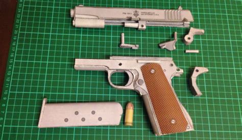 Papercraft Gun Template