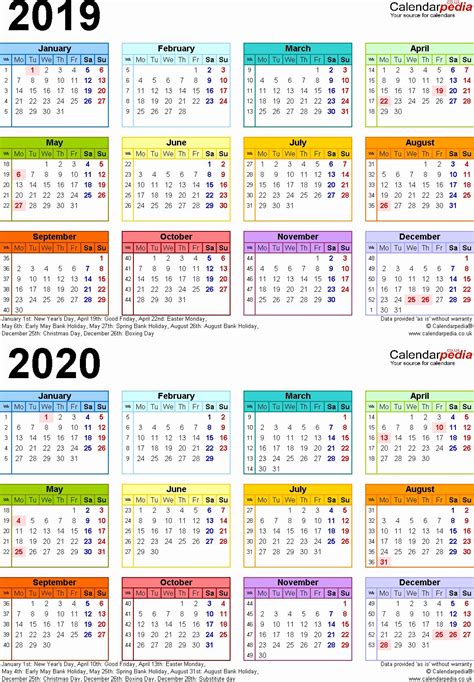 Calendarpedia Free Download Printable Calendar Templates