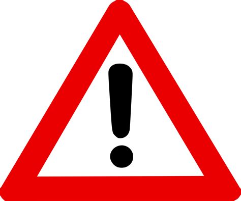 Clipart Warning Sign Riset
