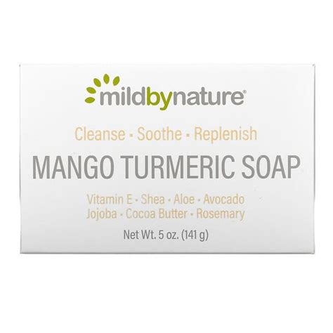 Mild By Nature Mango Turmeric Bar Soap 5 Oz 141 G