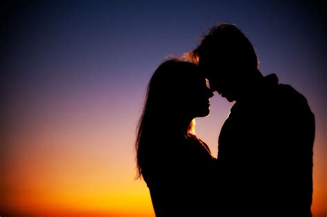 wallpaper sunset night love silhouette couple backlighting emotion romance silhouettes