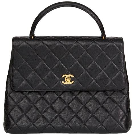 Chanel Black Quilted Caviar Handbag Literacy Basics
