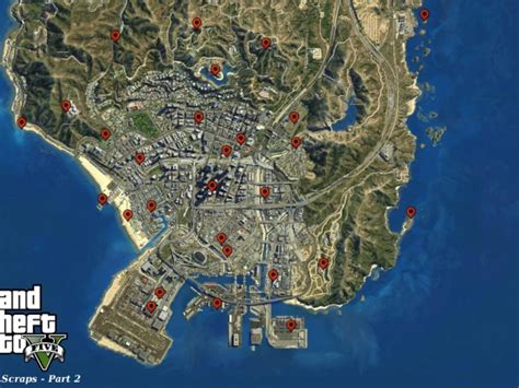 Gta 5 Letter Scraps Locations Map