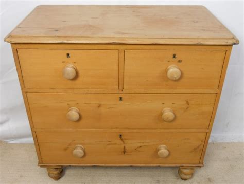 A beautiful, large, restored victorian pine 5 drawer chest on 7 tall turned supports. Victorian Small Pine Chest Of Drawers | 256916 ...