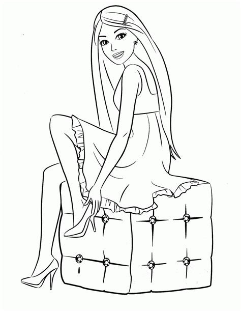 Free, printable barbie coloring pages, party invitations, printables and paper crafts for barbie fans the world over! Free Printable Coloring Pages Barbie And The Three ...