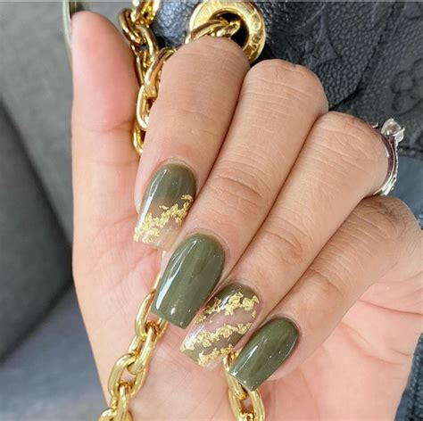 10 Stunning Nail Designs For Green Nails To Make Your Friends Green