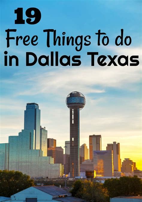 19 Of The Best Must See Free Things To Do In Dallas Texas Dallas