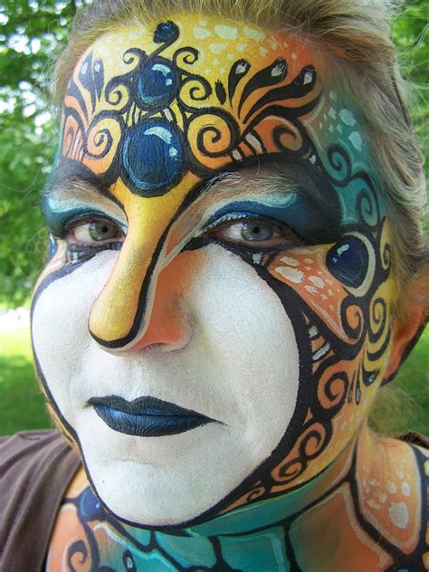 Here Are The Photos Of The Face Painting I Did Today