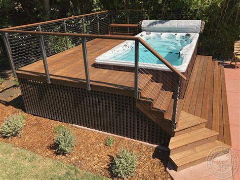 Swim Spa Deck Built With Ipe Wood Advantagelumber Blog