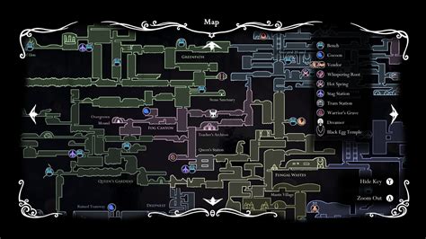 Fog Canyon Map Hollow Knight Maping Resources