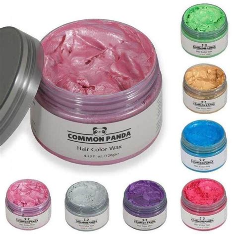 An Instant Colored Wax For Hair That Washes Out 7 Vibrant Temporary