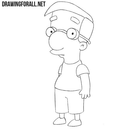How to Draw Milhouse | Drawingforall.net