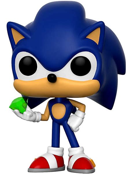 Funko Sonic The Hedgehog Pop Games Sonic With Emerald Vinyl Figure 284