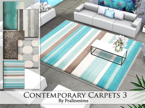 Sims 4 Ccs The Best Rugs By Pralinesims