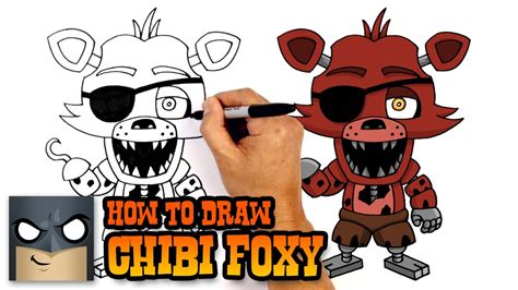 How To Draw Foxy Five Nights At Freddys Youtube