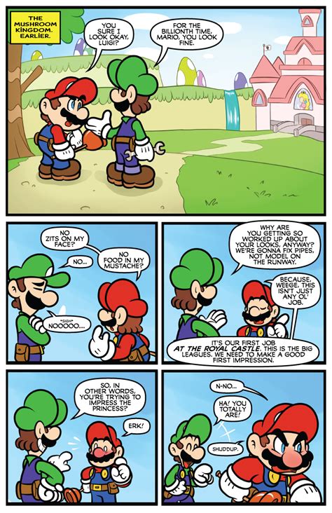 Issue 1 Page 4 Snafu Comics Mario Funny Mario Comics Super Mario Nintendo