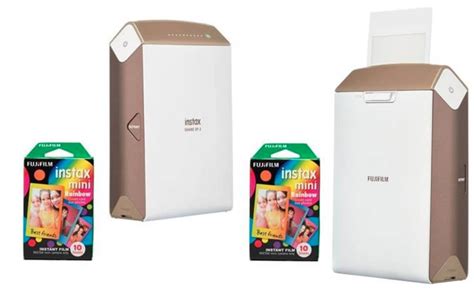 Great savings & free delivery / collection on many items. Fujifilm instax SHARE SP-2 Smartphone Printer Gold w/2x ...