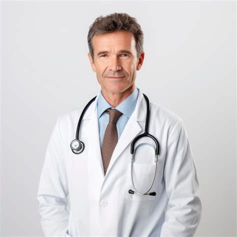 Premium Ai Image Portrait Of Male Medical Doctor Around 40 Years Old