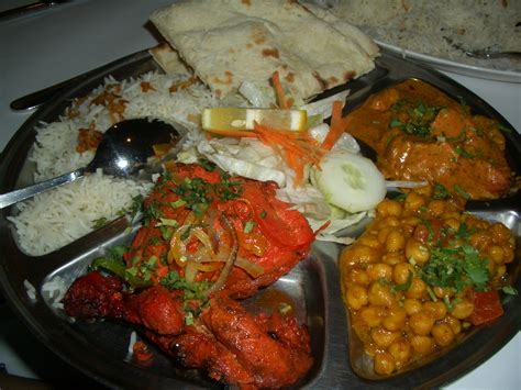Guide to eating out and making your own. File:Indian food set.JPG