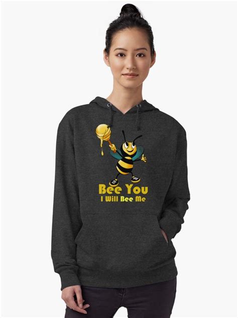 Bee You I Will Bee Me Lightweight Hoodie By Rutiz10 Unique Womens