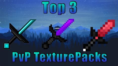 Top 3 Minecraft PvP Texture Packs 8 1 7 1 8 1 8 9 YouTube