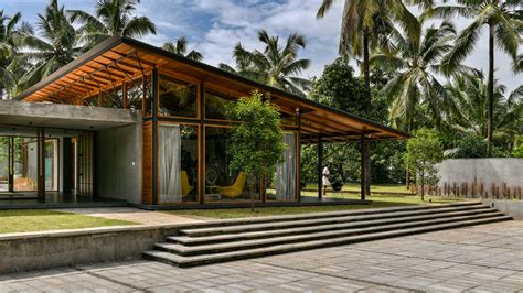 The Skew House In Kerala Blends Modern Tropical Design With Traditional