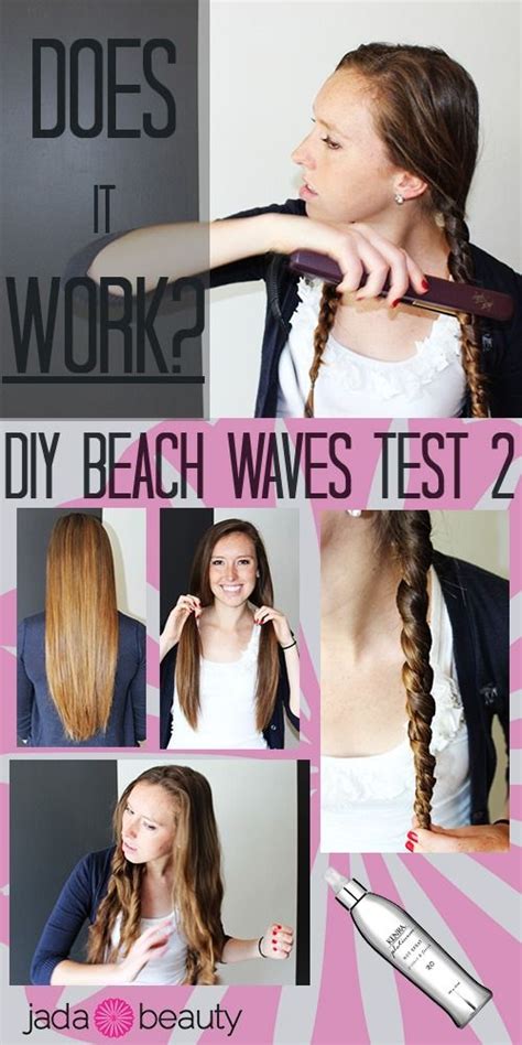 For a unique touch, add a hint of dark blue color to your golden or blonde hair. Easy Beach Waves | Curl hair with straightener, Easy beach ...