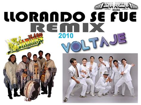 Zona Andina Kjarkas Voltaje Llorando Se Fue Remix 2010
