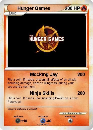 Pokémon Hunger Games 30 30 Mocking Jay My Pokemon Card