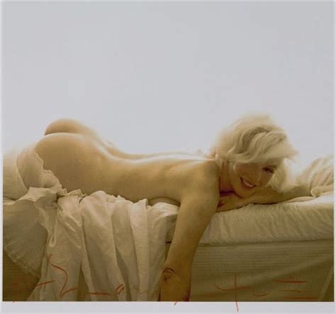 Marilyn Monroe The Last Sitting Nude On Bed By Bert Stern On Artnet