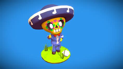 Real time view v2 (beta). Poco Fan Art (Brawl Stars) - 3D model by manuelspk ...