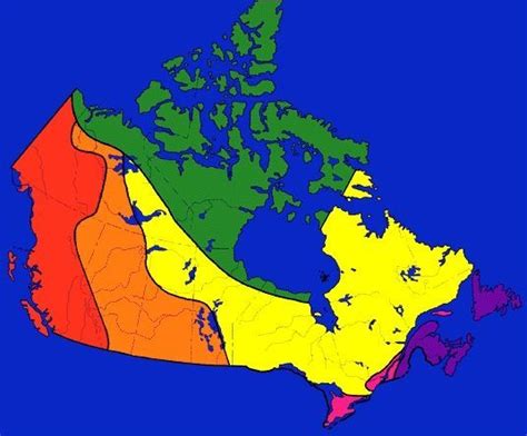 The Six Physical Regions Of Canada Are The Atlantic The Great