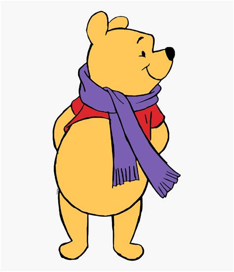 Winnie De Pooh With Scarf Free Transparent Clipart Clipartkey