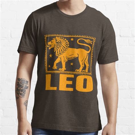 Leo T Shirt By Impactees Redbubble
