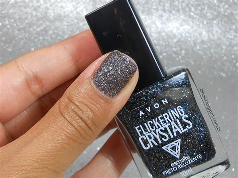 You can get it on composer, in order to do so. Preto Reluzente - Avon Flickering Crystals - Lily's Nail