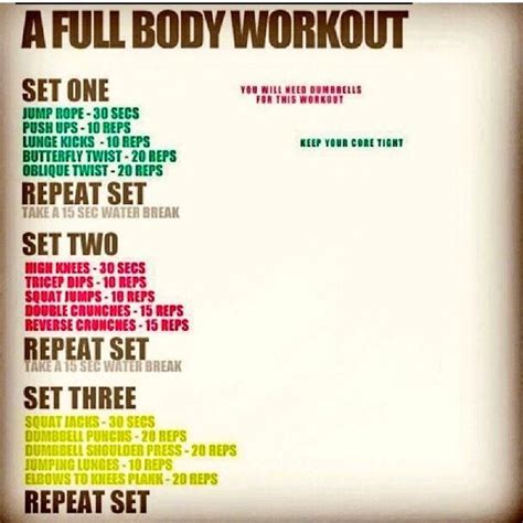 Quick Full Body Workout Quick Full Body Workout Fit