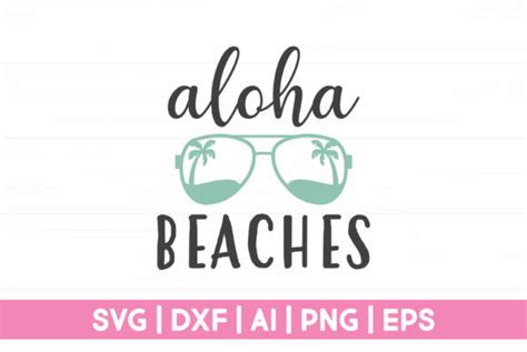 Aloha Beaches SVG Summer SVG File Graphic By CraftartSVG Creative