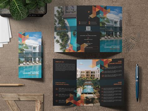 Trifold Brochure Luxury Hotel Collection Techmix