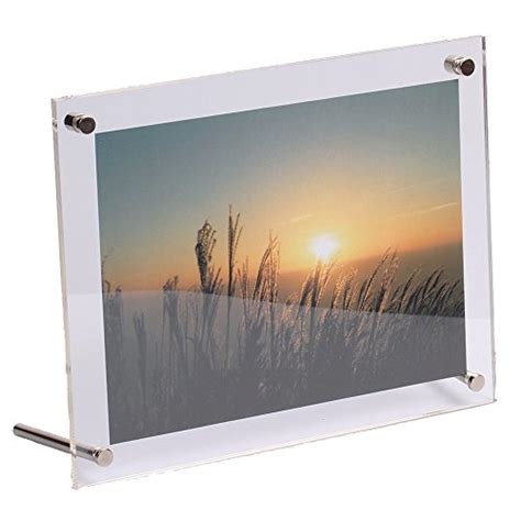Ininjatm4x6 Inch Clear Acrylic Frames Photo Frame Picture Frames
