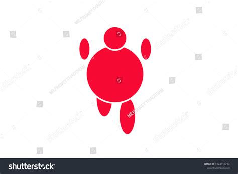 Fat Man Action Poses Postures Stick Vector De Stock Libre De Regalías