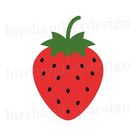 Download Strawberry SVG File Instant Download for Cricut Fruit PNG | Etsy in 2020 | Svg, Cricut, Clip art