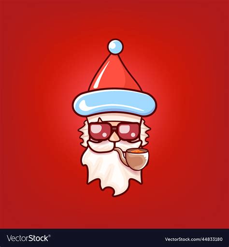 Santa Claus Smoking A Pipe