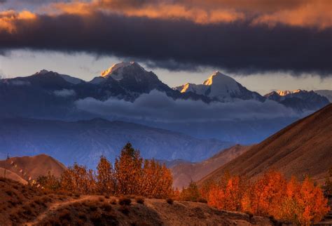 Himalayan Autumn Landscape Orientation Of The Image I Posted Recently