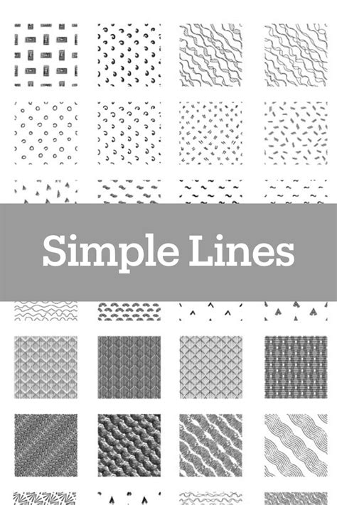 Hand Drawn Line Patterns Vol2 Line Patterns How To Draw Hands Line