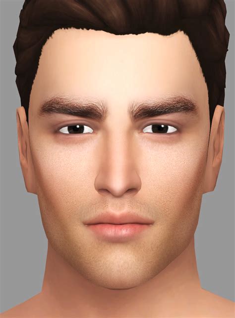 Sims 4 Overlay Skin Male Stonejes