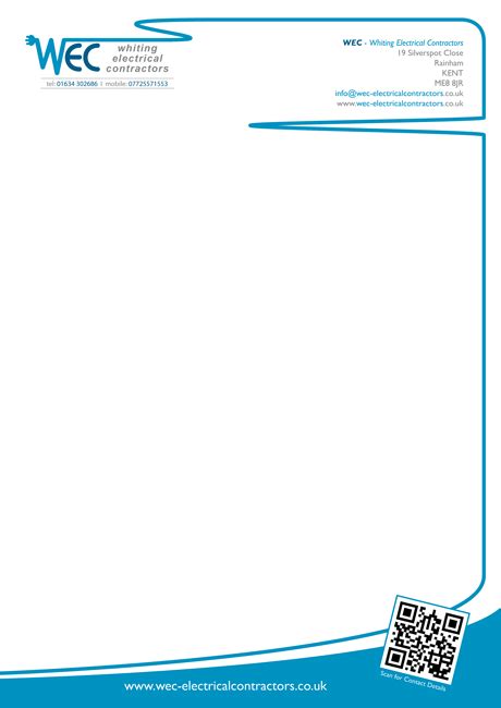 Then your logo should include in your letterhead. Newble Designs | Client List | WEC - Electrical Contractors
