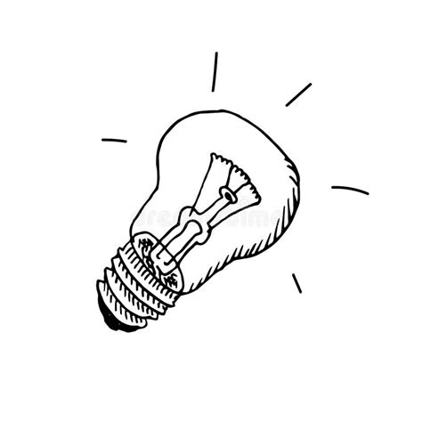 Lightbulb Sketch Stock Vector Illustration Of Lines 70299868